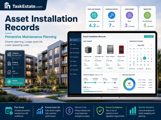 Preventive Maintenance Planning Using Asset Installation Records