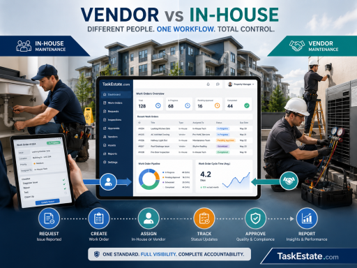 Vendor vs In-House Maintenance: How to Track Accountability Either Way