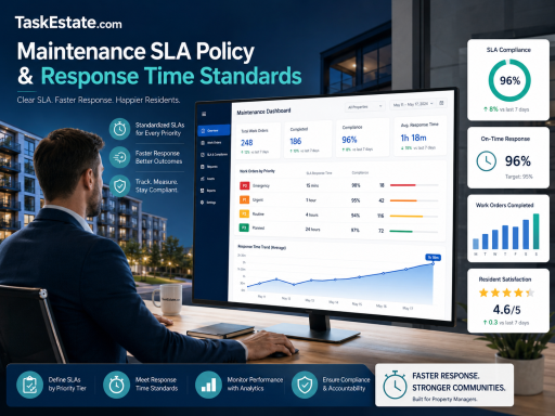 Maintenance SLA Policy for Property Managers: Response Time Standards That Work