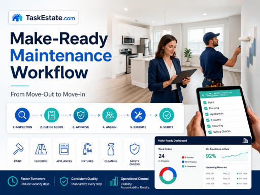 Make-Ready Maintenance Workflow: Turning Move-Outs Into On-Time Move-Ins