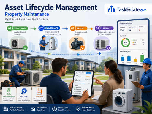Asset Lifecycle Management in Property Maintenance: From Install to Replace