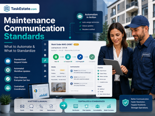 Maintenance Communication: What to Automate and What to Standardize