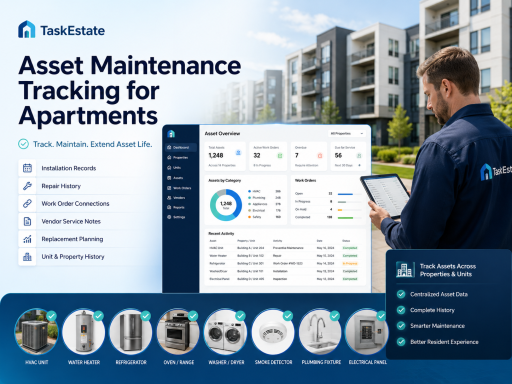 Asset Maintenance Tracking for Apartments | TaskEstate