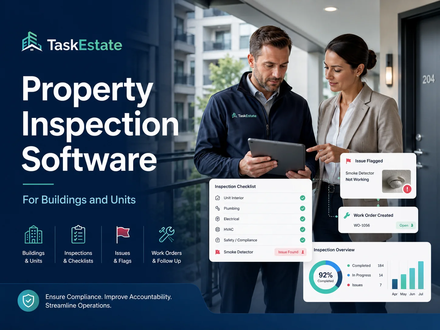 Property Inspection Software for Buildings and Units TaskEstate