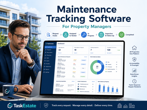 Maintenance Tracking Software for Property Managers | TaskEstate