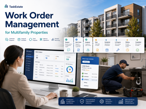 Work Order Management for Multifamily Properties | TaskEstate