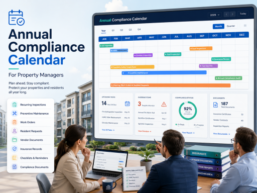 Annual Compliance Calendar for Property Managers | TaskEstate