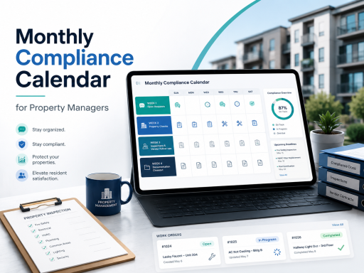 Monthly Compliance Calendar for Property Managers | TaskEstate